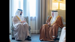 سمو ولي العهد رئيس مجلس الوزراء يتسلم رسالة خطية من نائب رئيس دولة الإمارات العربية المتحدة الشقيقة