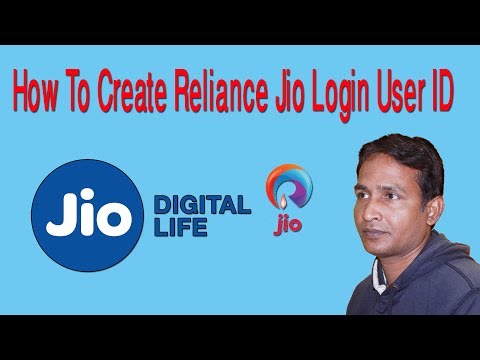 How To Create Reliance Jio Login User ID