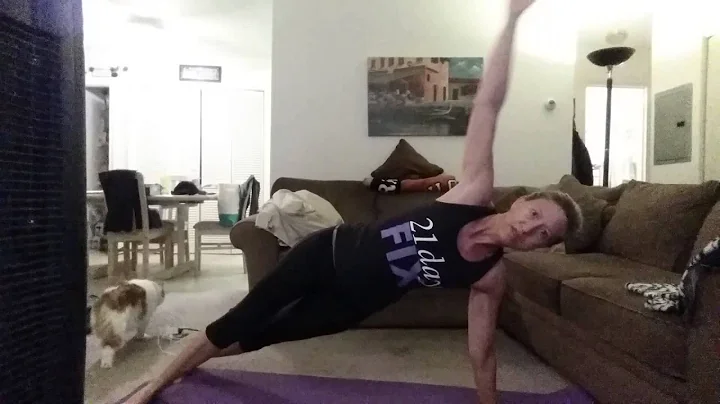 Side plank hip bend