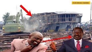 SEE HOW MUKURU KWA REUBEN HAS BEEN REDUCED TO ASHES AFTER RAILA ODINGA MEGA SPEECH YESTERDAY