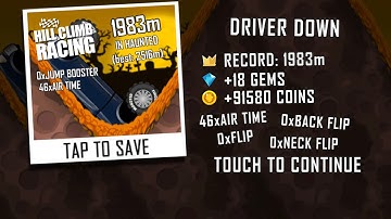 Hill Climb Racing Super Diesel 4X4 In Haunted: 1983m