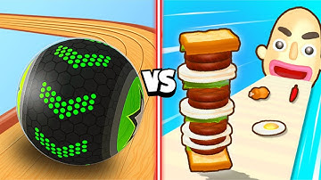 Going Balls Balls   New SpeedRun Gameplay Level-170-Vs Sandwich Runner   Gameplay Walkthrough   All