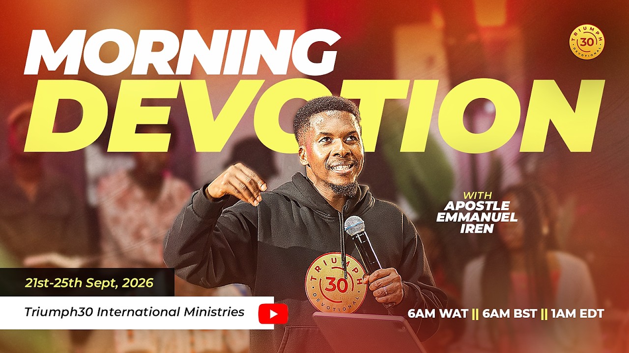MORNING DEVOTION WITH APOSTLE EMMANUEL IREN | GENESIS 32 COMMENTARY | 21ST SEPTEMBER  2026