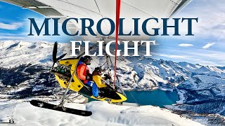 Flying a Micro Plane in Tignes - CRAZY Views!