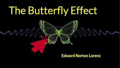 Butterfly Effect I Edward Lorenz I EDU CHEMISTRY I Science Video