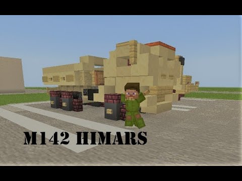 m142 HIMARS of the US army. tutorial in Minecraft. - YouTube