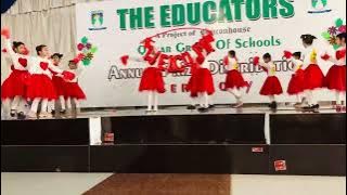 Welcome song | smile on the face | kids performance @OnlineLearningForKids
