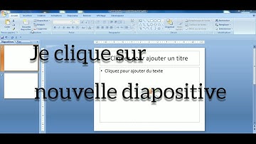Comment supprimer et ajouter une diapositive.