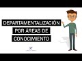 Departamentalización por áreas de conocimiento | Concepto, Características y Aplicación