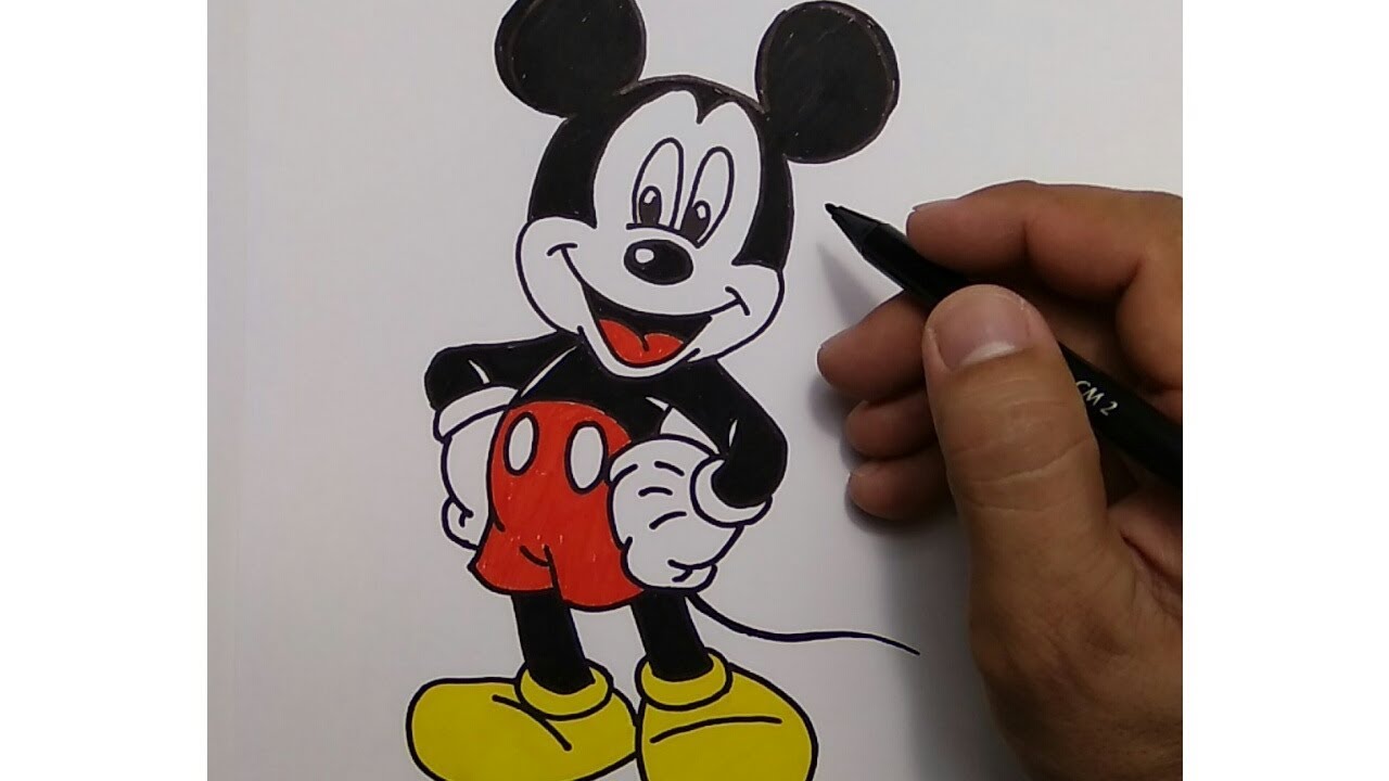 Belajar Menggambar Miki Mouse Youtube