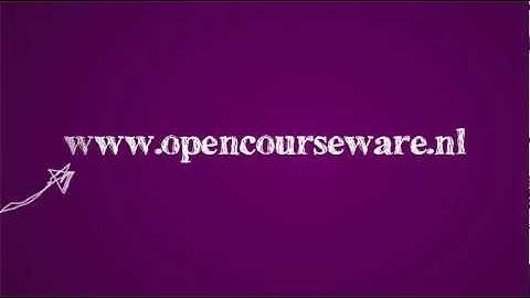 Open Courseware Introduction