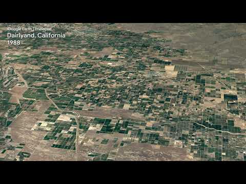 Google Earth Timelapse: Dairlyand, California - Google Earth Timelapse: Dairlyand, California