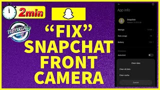 How To Fix Front Camera On Snapchat 2023? Fix Snapchat Camera Settings screenshot 1