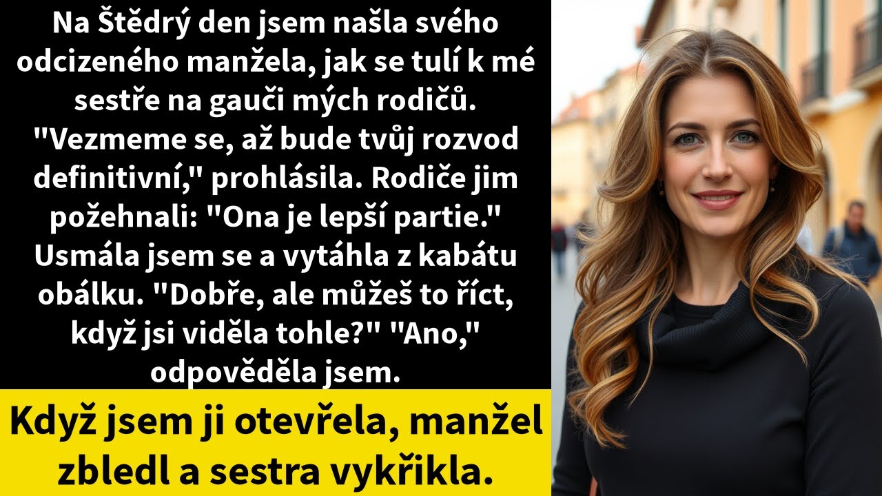 Na Štědrý den jsem našla svého odcizeného manžela, jak se tulí k mé sestře na gauči mých rodičů.