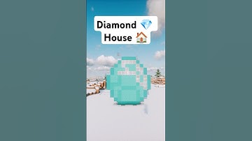 💎 Make a Huge Diamond House 🏡 Minecraft #shorts #minecraft #montage #viralvideo