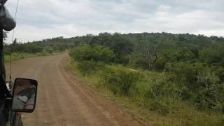 The landscape on the Game Drive