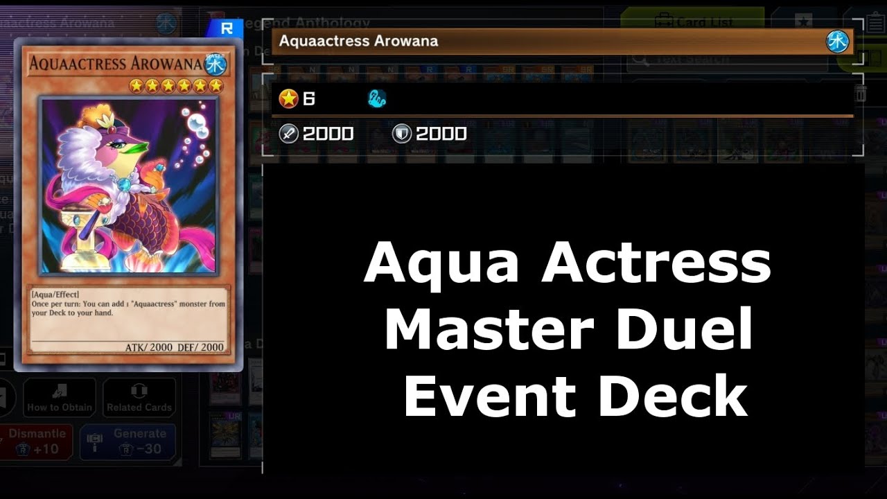 yugioh aquaactress deck Aquaactress Tetra - Dragons of Legend: The Complete Series