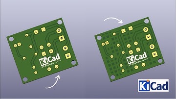 How to use copper fill area in KiCad 8.0 | How to KiCad | Ampnics