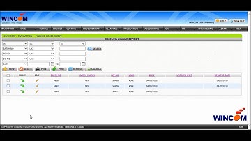 WINCOM ERP - Finished Goods Receipt