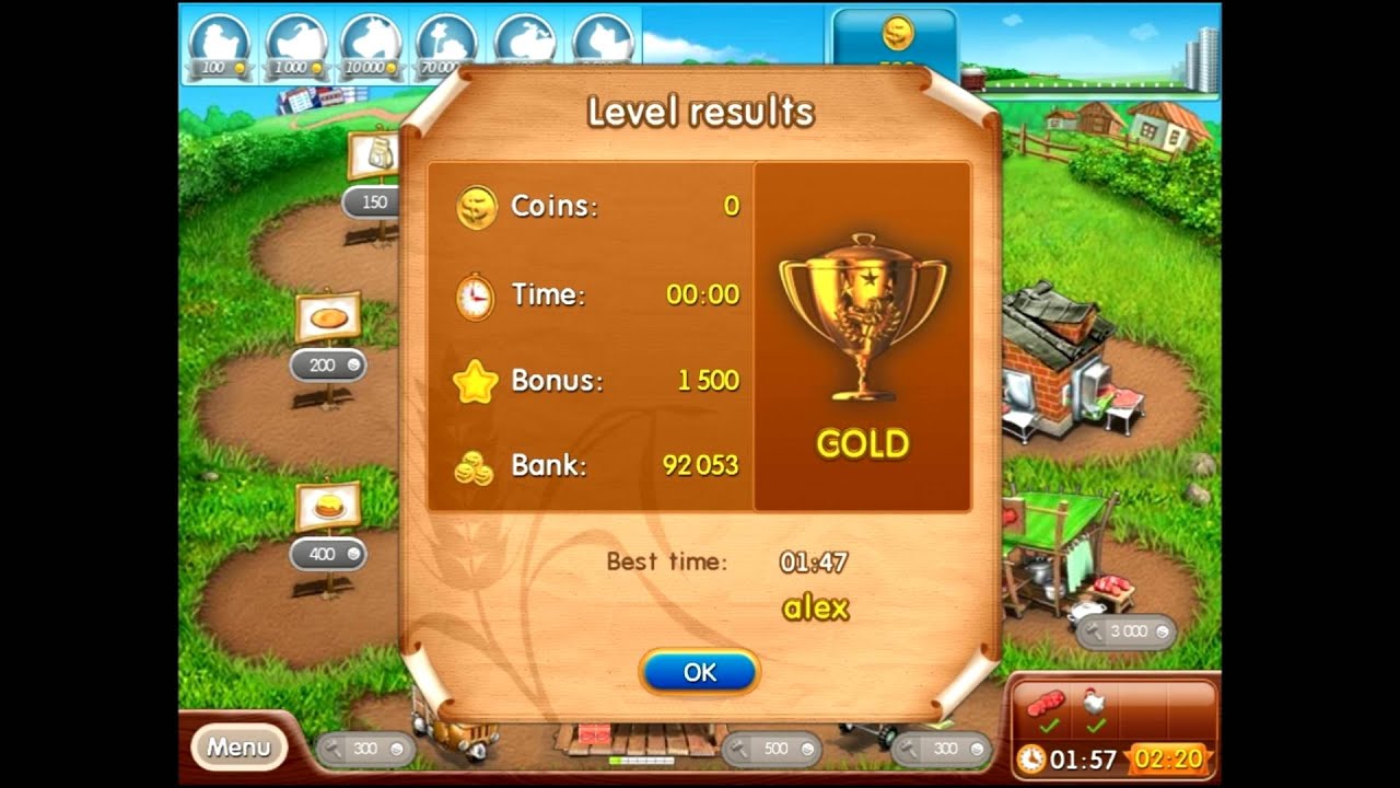 Farm Frenzy 2 Only GOLD level 34 Cake Street 5 Walkthrough 2 5 farm-frenzy-2-only-gold-level-34-cake-street-5-walkthrough-2-5