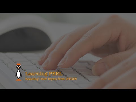 Reading User Input in PERL