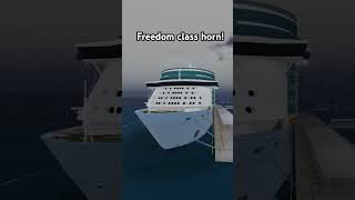 Freedom Of The Seas Horn! | Cruise Ship Simulator #cruiseship #royalcaribbean #roblox #vacation