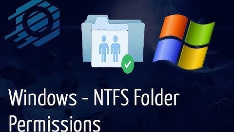 Windows - NTFS Folder Permissions