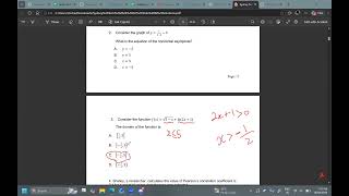 Domain of function question