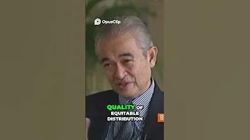 Tun Abdullah Ahmad Badawi Legacy Equitable Distribution Of Quality Opportunities 