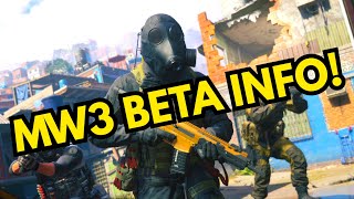 All The MW3 BETA Information You NEED!
