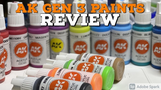 Review of the new range of paints from AK Interactive 3rd generation  acrylics - Forum - DakkaDakka