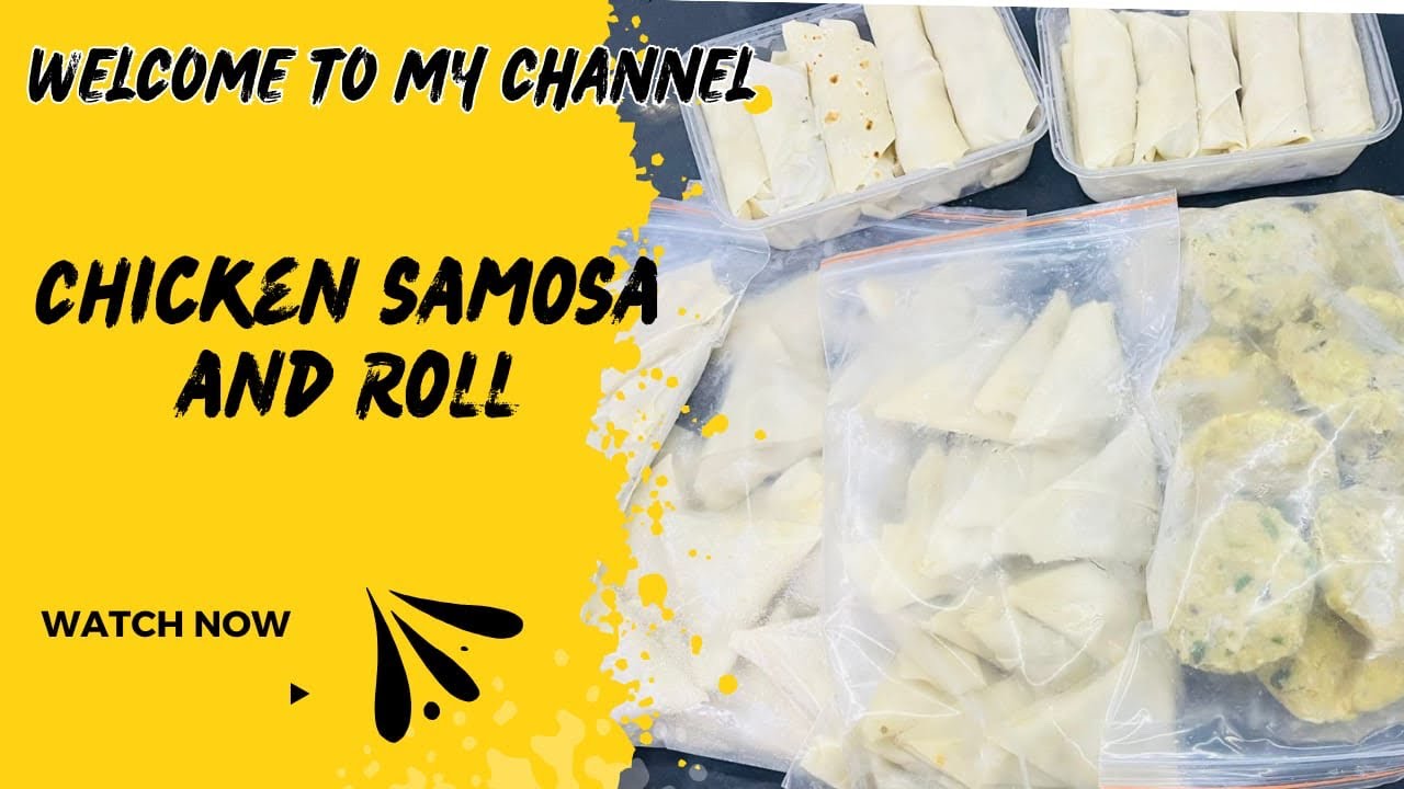 Chicken samosa and Roll | Ramzan Special | #ramzanspecial |#desikitchenwithnaz 