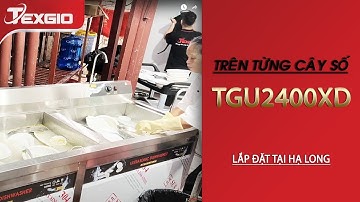 Review | Máy rửa bát sóng siêu âm Texgio TGU-2400XD | Quảng Ninh