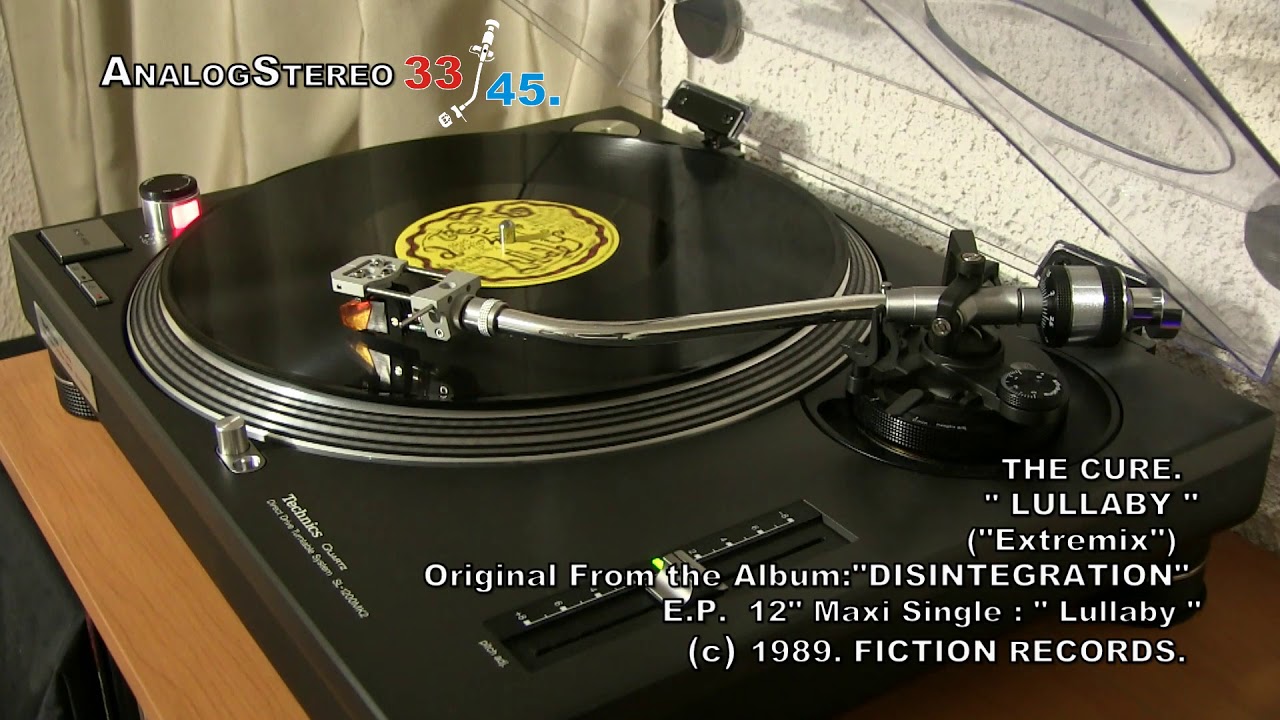 The Cure:  " Lullaby."  (Extremix) ... En Vinyl Maxi Single 12" ¡¡¡  (1era. edición 1989.)