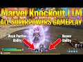 Fortnite Marvel Knockout LTM Gameplay! ( Venom & Black Panther Superpowers! )