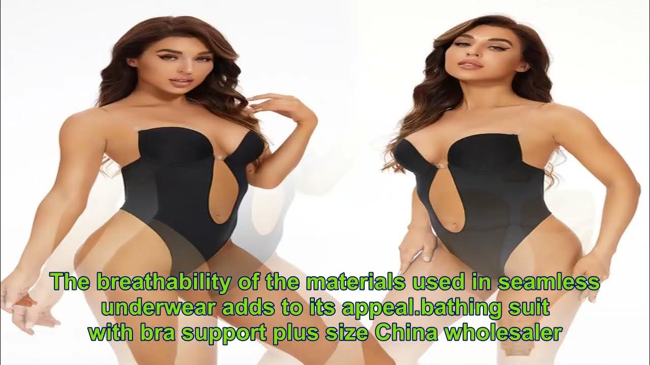 bathing suit with bra support plus size China wholesaler,cotton high