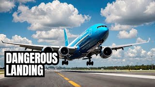 Most DANGEROUS GIANT Airplane Flight Landing!! Boeing 777 Ryanair Landing at Miami Airport