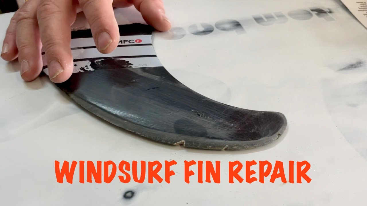 Repair a Windsurf Fin YouTube