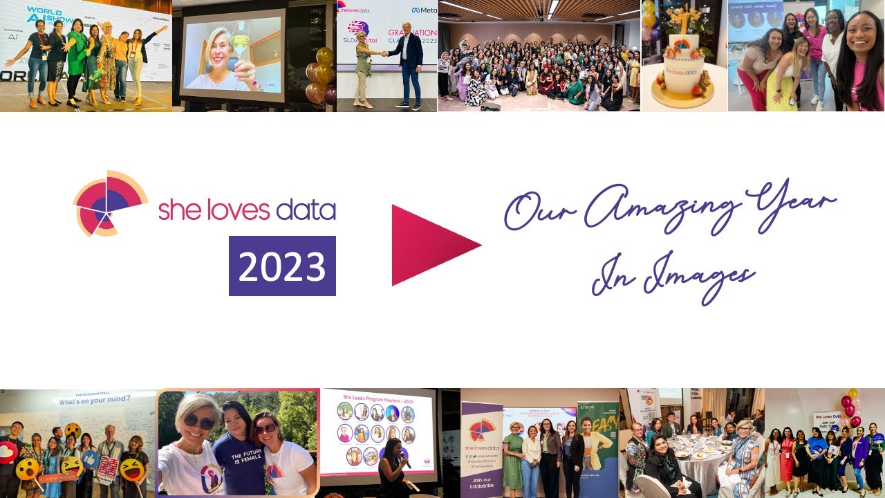 She Loves Data 2023 : A Recap of Our Year of Growth in Images - YouTube