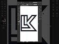 Make a Simple LK Letter Logo | Adobe Illustrator Tutorials
