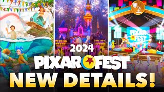 NEW Pixar Fest 2024 Details ANNOUNCED! - Parade Floats, Fireworks Show & Nighttime Entertainment