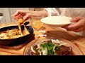 一人暮らしの日常/料理vlog/あさりバターうどん/おうち居酒屋