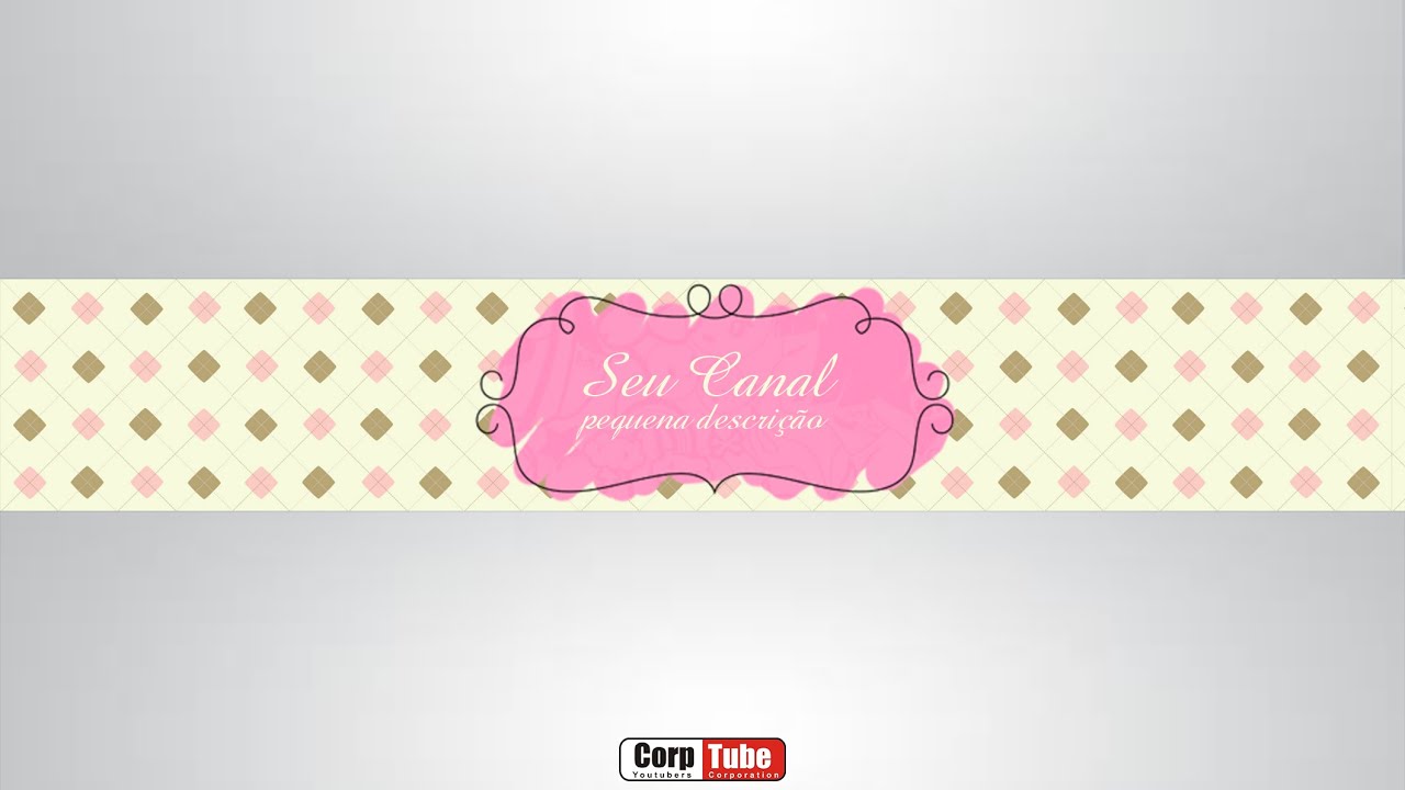 Banner Para Canal Do Youtube Grátis 3 Canal Feminino Youtube