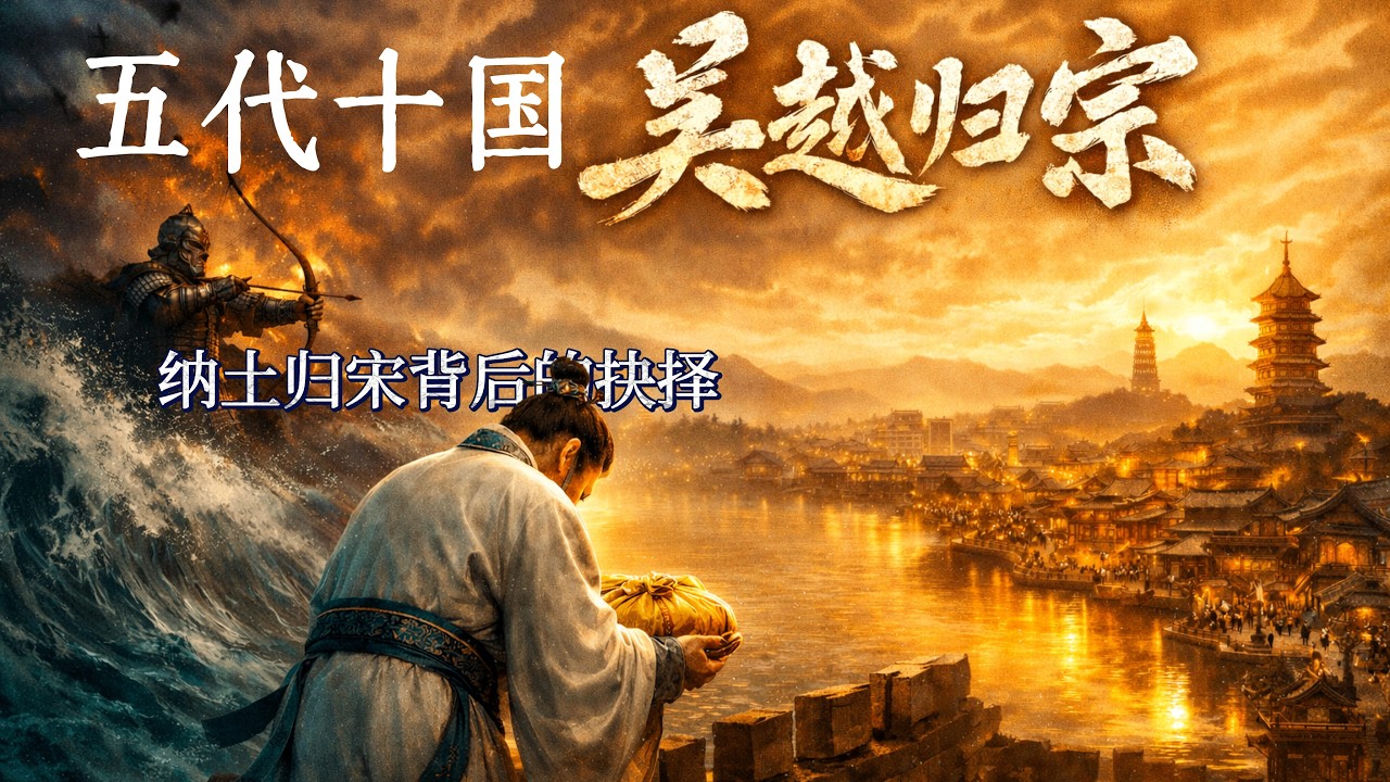 一口氣看懂吳越國百年史：從錢鏐開國到納土歸宋全覆盤 。手握十一萬精兵，他爲何跪地投降？揭祕五代十國唯一的“人間淨土” 從私鹽販子到千古聖人：吳越錢氏用“慫”換來了江南千年的繁華？#五代十國 #吳越