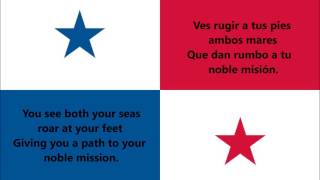 Miniatura de vídeo de "National anthem of Panama - Himno nacional de Panamá (ES/EN lyrics)"