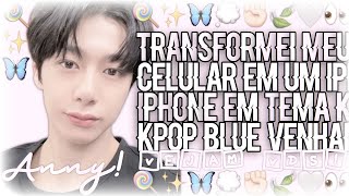 ✦: ₊۫ .🌷ᜣ Transformei meu celular no tema Ios Blue! screenshot 1