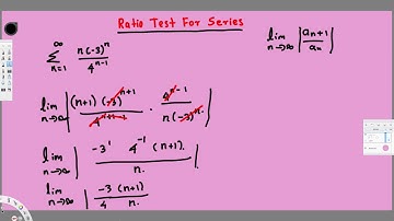 Using the Ratio Test to Determine if a Series Converges #2