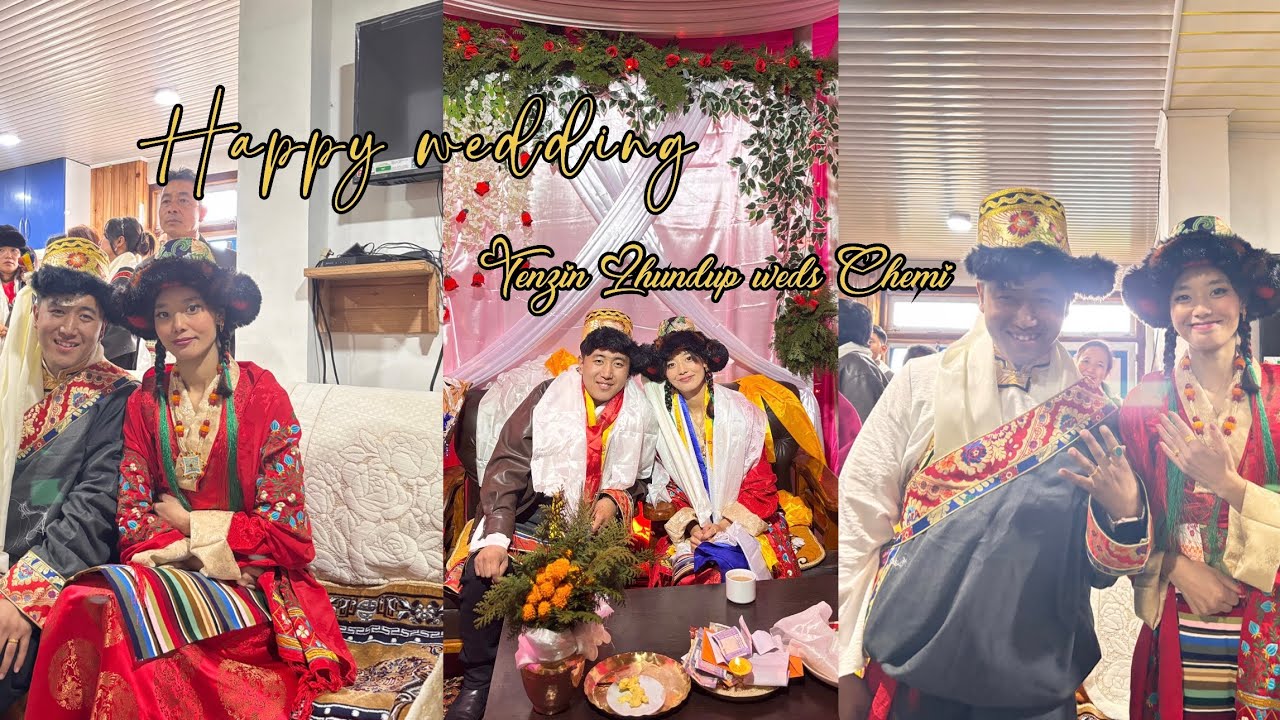 Tenzin weds chemi weddingvlog 💍// journey of togetherness #tibetanvlogger #marriagevlogs #familyvlog