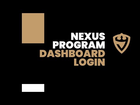 Nexus Program Dashboard Login