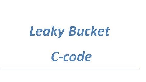 leaky bucket